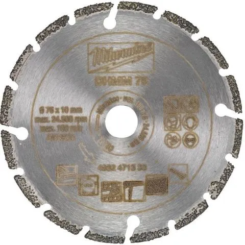 Snabb frakt DHHM 76 Milwaukee Diamantkapskiva Ø 76 mm